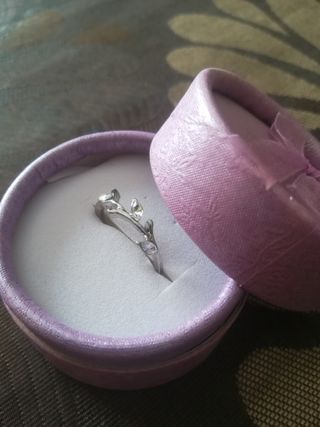 Anillo Aleación de zinc Diseño Hojas