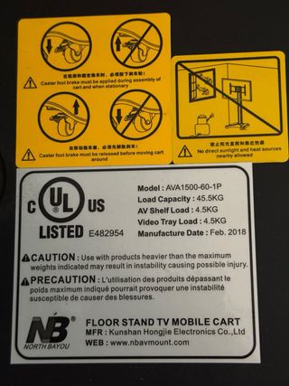 Soporte con ruedas para monitor