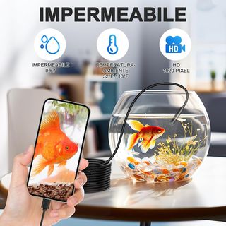 - BNEHHOV 1920P Cámara Endoscópica con Luz, Cáma