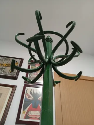 Perchero Thonet Verde Años 20