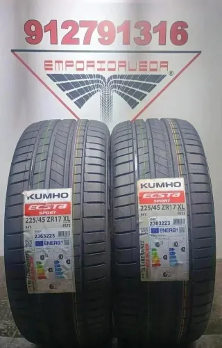 4UD 225 45 17 Y KUMHO RUEDA NUEVA OPORTUNIDAD