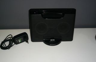Altavoz Sony RDP-M7iP + Adaptador Bluetooth