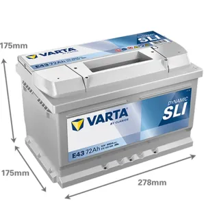 Batería Varta 72Ah