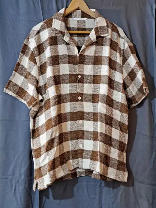 Camisa Zara cuadros hombre