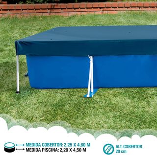 Intex 28039 - Cobertor Piscina Rectangular Prisma/