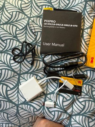 Cámara Digital Kodak Pixpro FZ55, cable, sd, funda