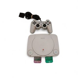 CONSOLA PS ONE + CAJA +MANUAL+CABLES+ MANDOS