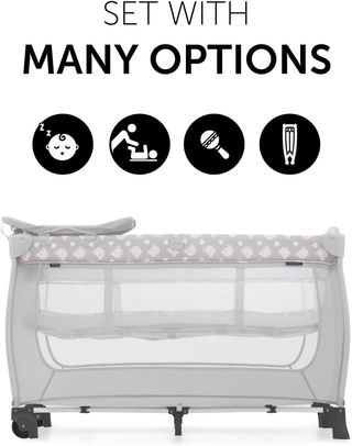 hauck Sleep N Play Center Cuna de Viaje Dos Altura