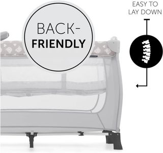 hauck Sleep N Play Center Cuna de Viaje Dos Altura