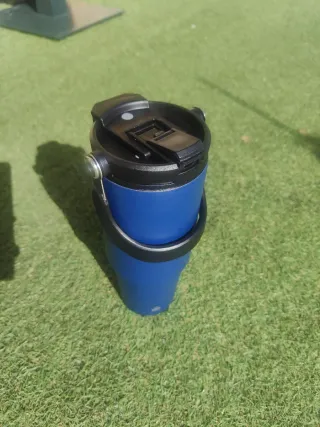 Termo de acero inoxidable azul Insulated