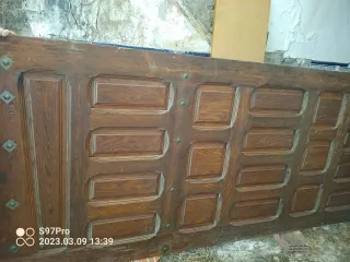 Puertas madera 1,35x2,85 (2 unidades)