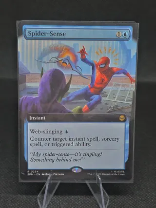 MTG SPM Spider-Sense Rara #254 NM