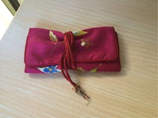 Joyero seda bordada viaje