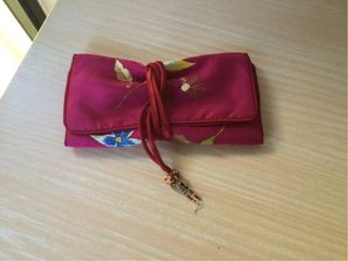 Joyero seda bordada viaje