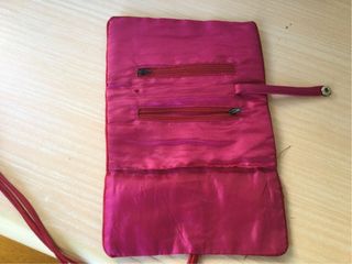 Joyero seda bordada viaje