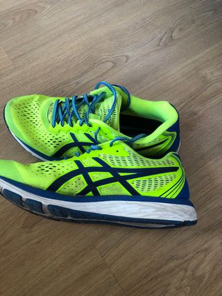 Zapatillas Asics Hombre Azul/Verde