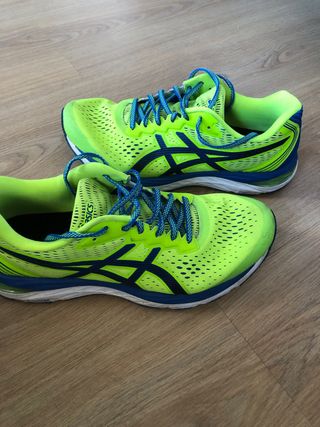 Zapatillas Asics Hombre Azul/Verde