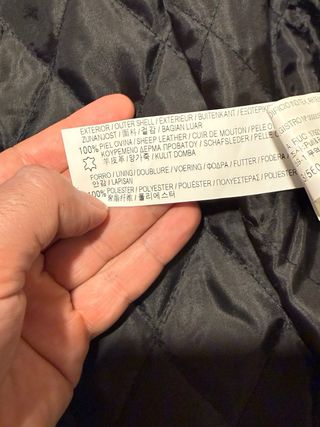 Chaqueta biker de piel Pull&Bear – 100% piel ovina