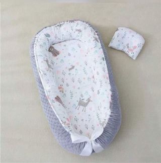 Nido colecho con cojín estampado