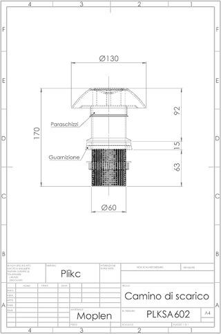plikc Santiago SA602 - Chimenea de Escape de Humos