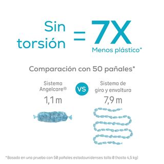 Angelcare Classic XL Cubo de Pañales con Cartucho