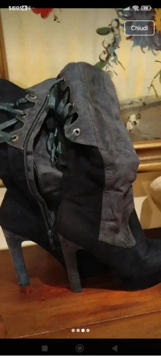 Stivali tacco Pepa n.36