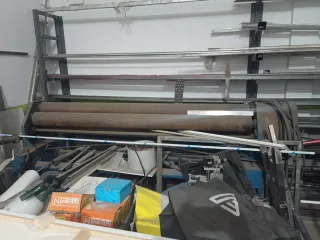 Curvadora de chapa 2 metros