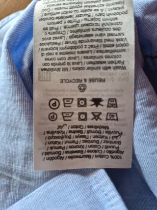 Camicia uomo azzurra