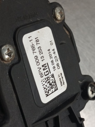 PEDAL ACELERADOR OPEL ZAFIRA C TOURER B16DTH 6PV0