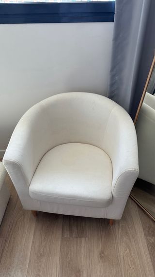 Sillón IKEA beige tela
