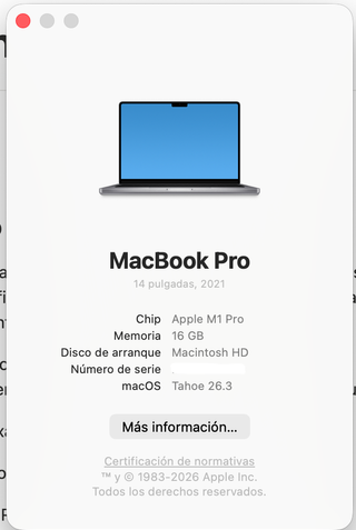 MacBook Pro 14 M1 Pro + AirPods 3