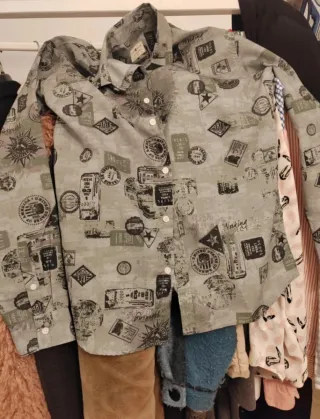 Camisa Vintage Alvaro Moreno Estampada