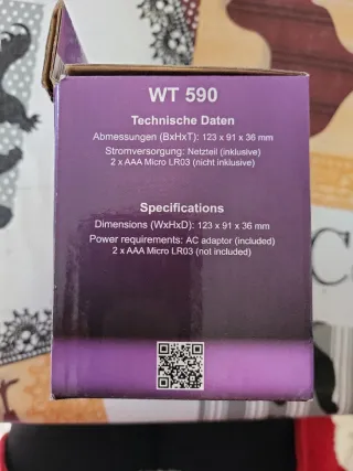 Despertador Proyector Techno Line WT 590