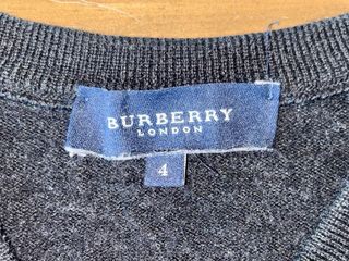 Jersey Burberry Lana Gris Talla 4 (M)