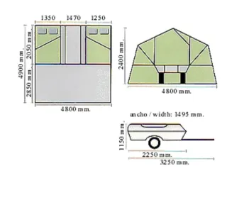 Carro Tienda Comanche Compact