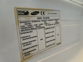 Frigorífico Samsung blanco