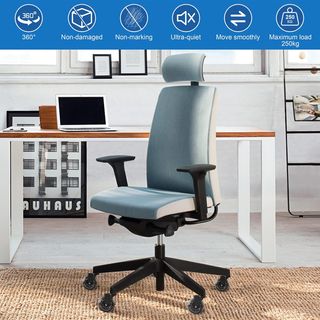 NATRKE Ruedas para Silla Oficina Goma (11mm in ste