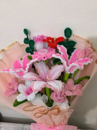 Ramo de Flores de Limpiapipas