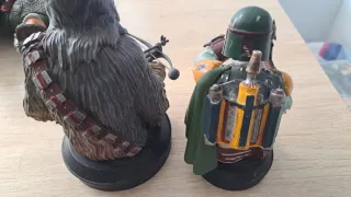 Figuras Star Wars Chewbacca y Boba Fett