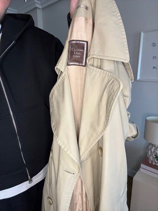 Gabardina Christian Dior Monsieur Vintage Beige