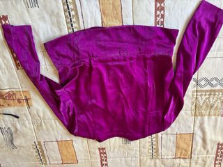 Blusa morada manga larga