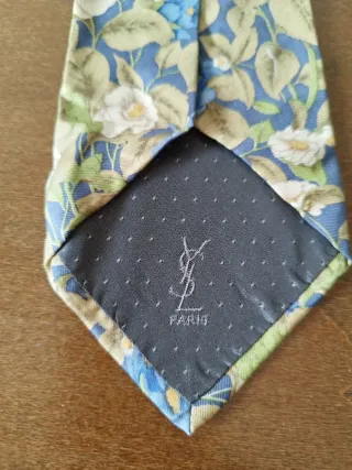 Cravatta vintage seta Yves Saint Laurent