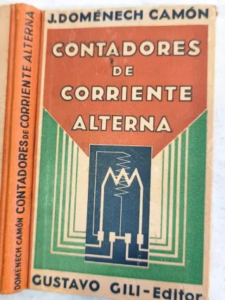Libro Antiguo Contadores de Corriente Alterna