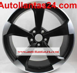 Kit 4 llantas para audi rs300 black 18