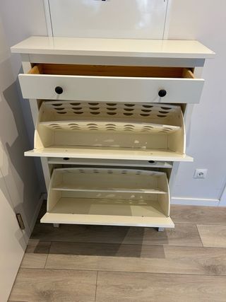 Zapatero Ikea Hemnes Blanco