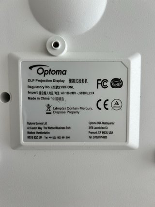 Proyector Optoma Blanco