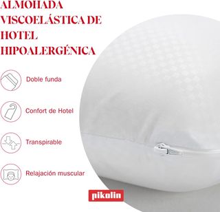 Pikolin Home - Almohada Viscoelástica 70 cm (2 Uni