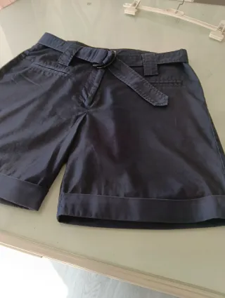 Pantalón corto mujer azul marino