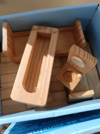 Bloques de construcción de madera Aldi