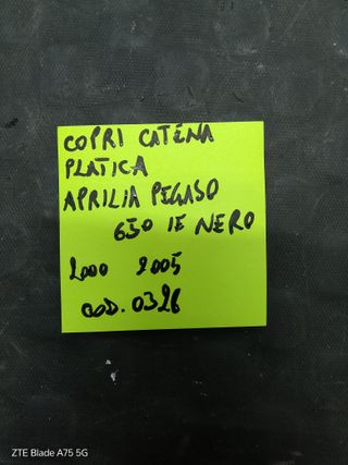 Copri catena Aprilia Pegaso 650 ie nero